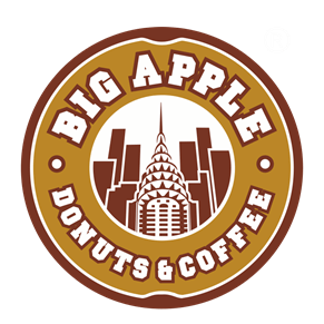 big apple donuts & coffee logo - leather upholstery service client