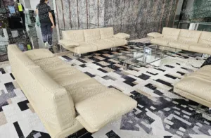 Luxury lounge sofa cushion replacement at Menara Exchange 106 TRX Kuala Lumpur by Mr Sofa