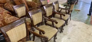 Dining chair repair and reupholstery process in Wangsa Maju KL by Mr Sofa