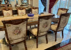 french-victorian-rosewood-dining-arm-chairs-reupholstery-kl French Victorian carved rosewood dining arm chairs reupholstered with floral fabric by Mr Sofa in Kampung Datuk Keramat KL